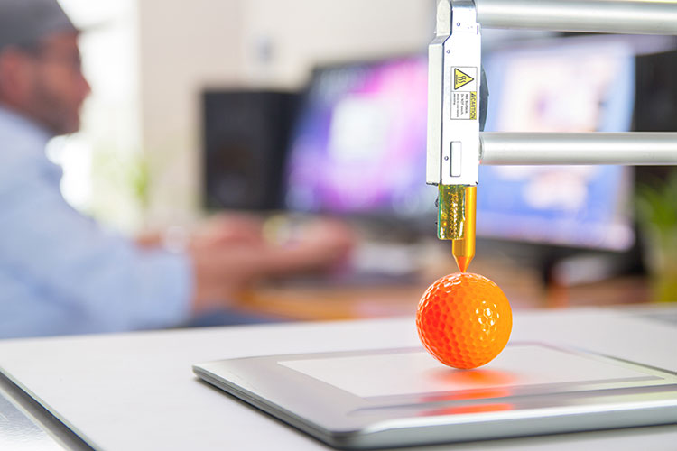 3-D printed golf ball