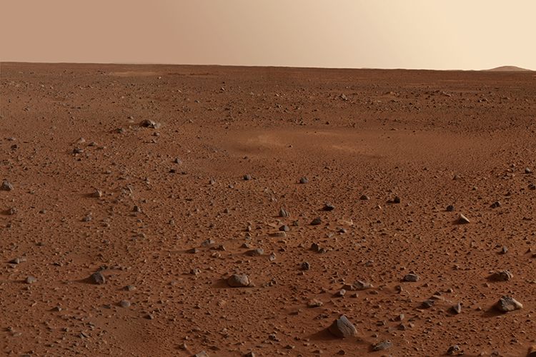 Image of a dry, barren landscape